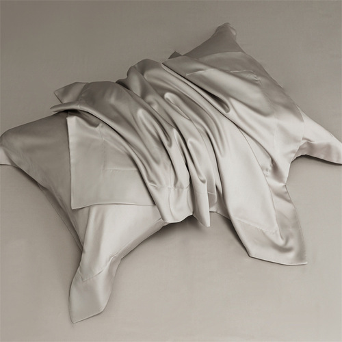 Silk Pillowcase Set for Hotels, Cool Sensation Ice Silk Pillowcases 48x74cm, Mulberry Silk Pillowcases