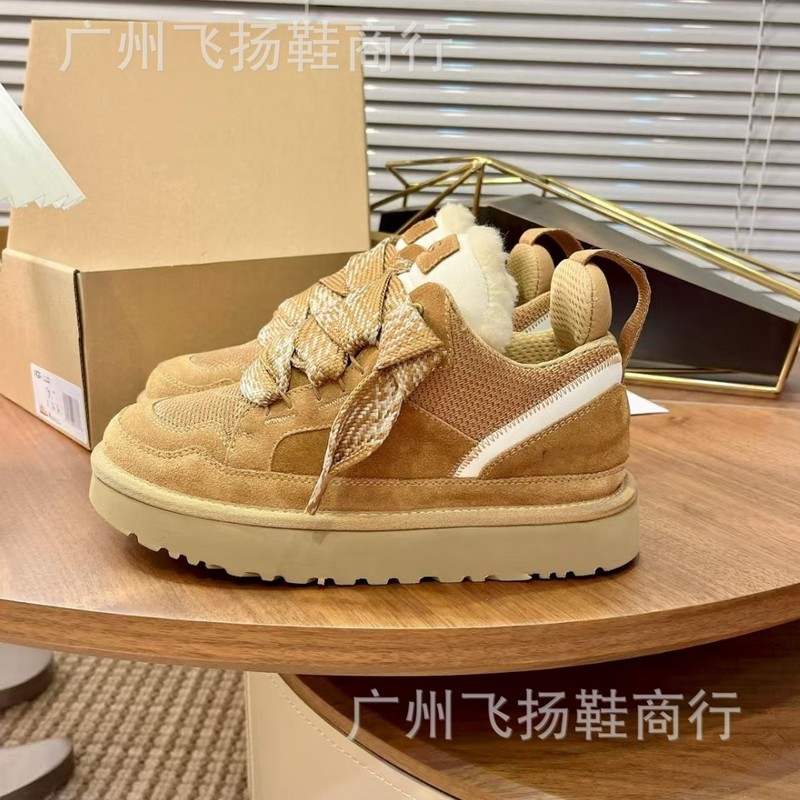 2025新款U家梅尔系列雪地靴女厚底皮毛一体秋冬保暖加绒休闲板鞋|undefined