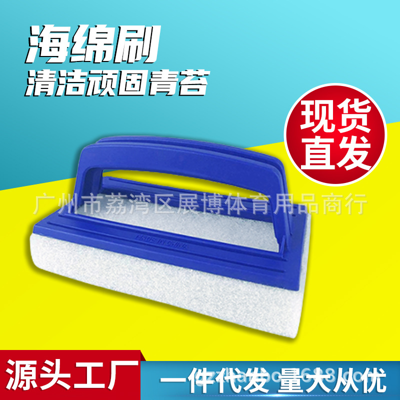 厂家现货跨境产品 泳池清洁地刷 泳池壁刷 加强型尼龙海绵刷