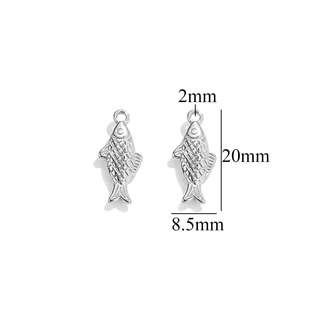 Accesorios de joyería de bricolaje colgante de la serie océano de acero inoxidable sirena concha mar estrella pulsera collar colgante