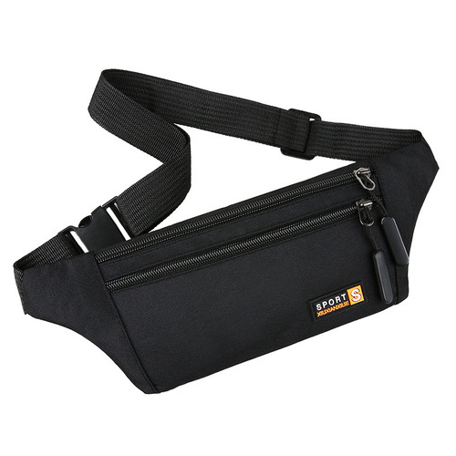Wholesale running sports waist bag for men and women casual outdoor shoulder crossbody chest bag mobile coin purse printed logo