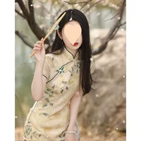 Желтое новое платье Cheongsam в китайском стиле, новая модель 2025 года, улучшенная версия для молодых девушек, повседневное летнее платье в стиле ретро Республики Китай.