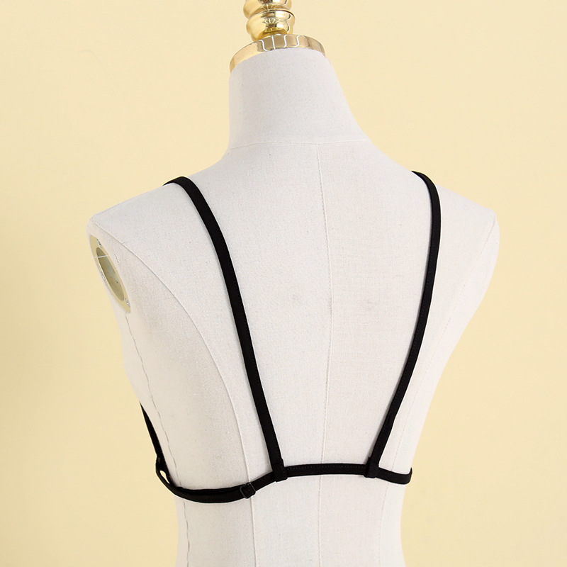 Correa de tubo de encaje superior pecho envuelto pecho cubierta de pecho anti-exposición Escote de corte bajo ropa de cuello bajo ropa interior collar falso