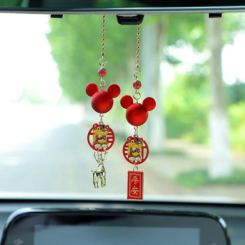 Have a safe journey, car pendant, car safety charm pendant, car Kuaishou rearview mirror pendant