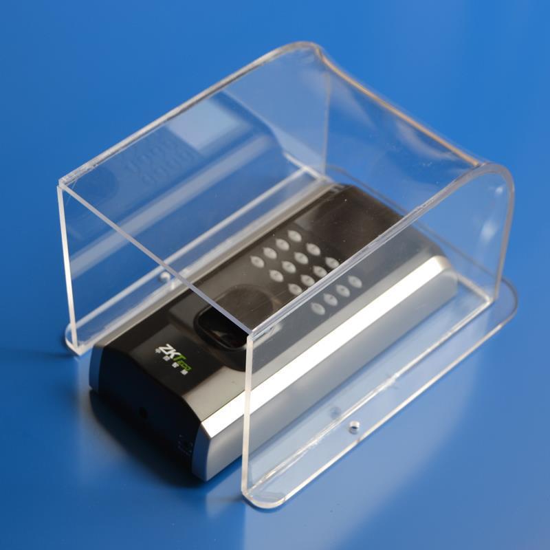 门禁雨罩指纹锁主机工具可视门铃雨户外罩门禁罩F702透明立体其他