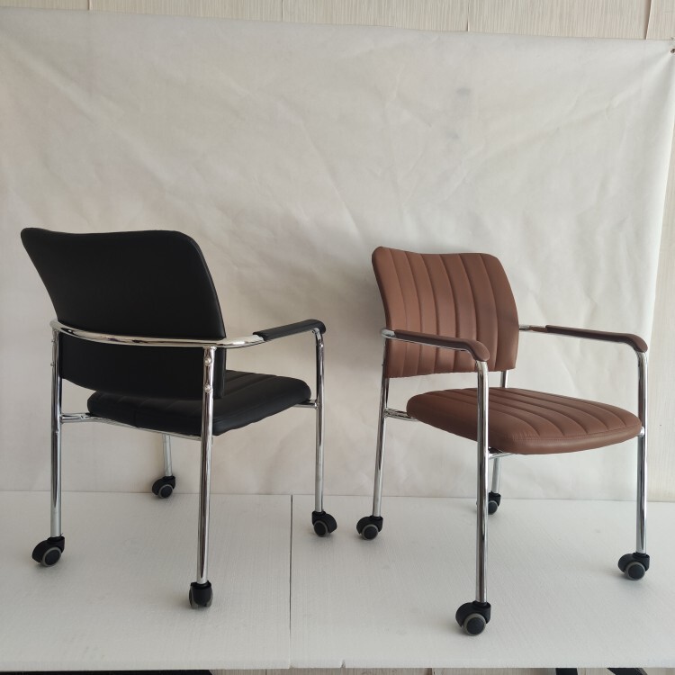 Computer chair office chair staff conference chair steel tube chair mahjong chair stack chair home negotiation reception student Chair