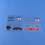 厂家定制pp挂牌塑料商品吊卡挂条超市广告宣传彩色定做袜子挂牌