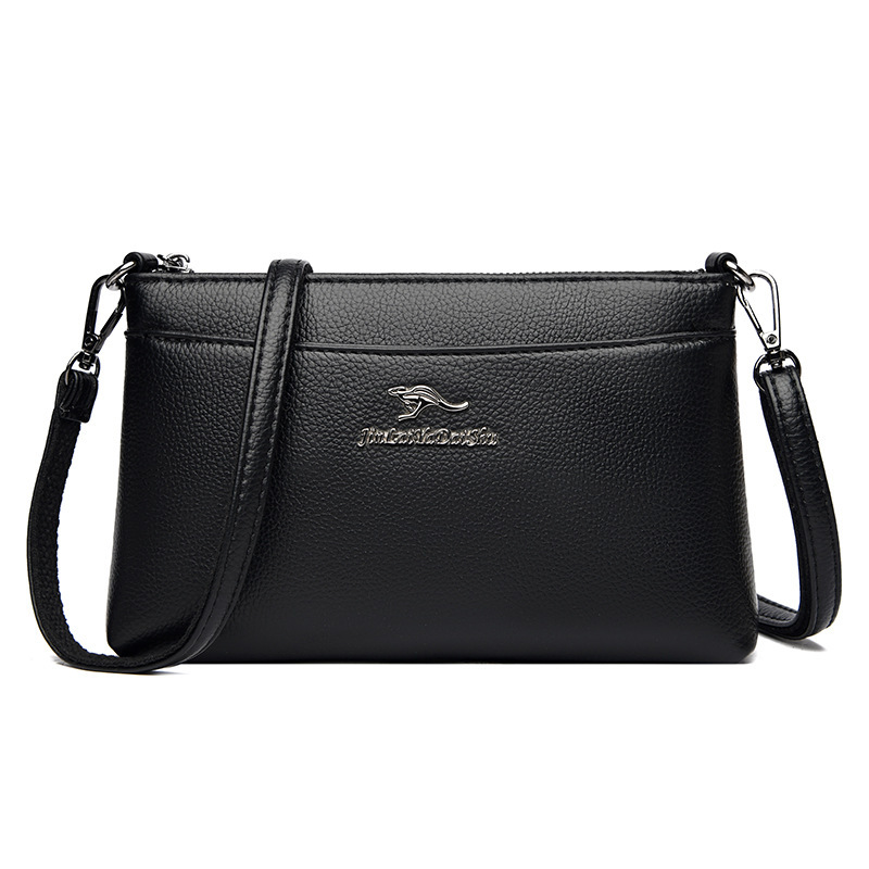 Factory wholesale 2021 new middle-aged women's bag mother bag soft leather fashion middle-aged shoulder messenger bag casual bag