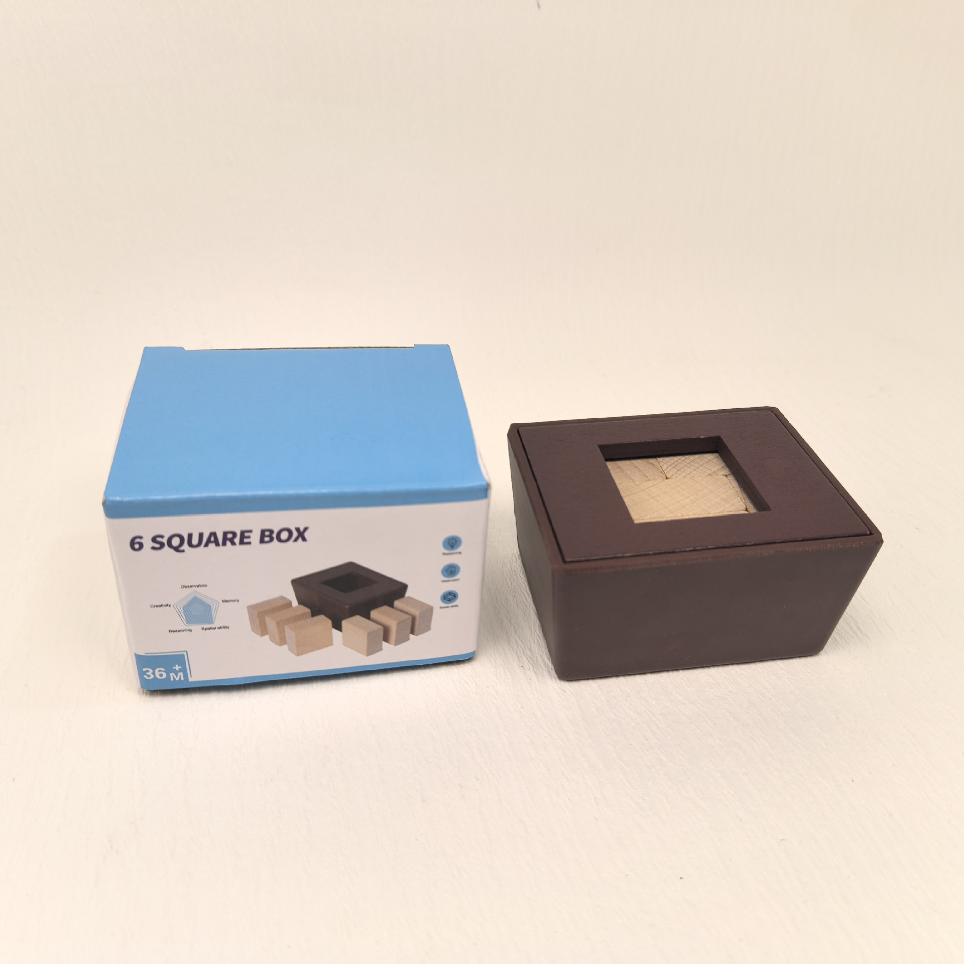 Rompecabezas de bloques de construcción de espacio de madera, combinación de múltiples formas, mejora la capacidad práctica, juguetes interactivos educativos para padres e hijos para niños