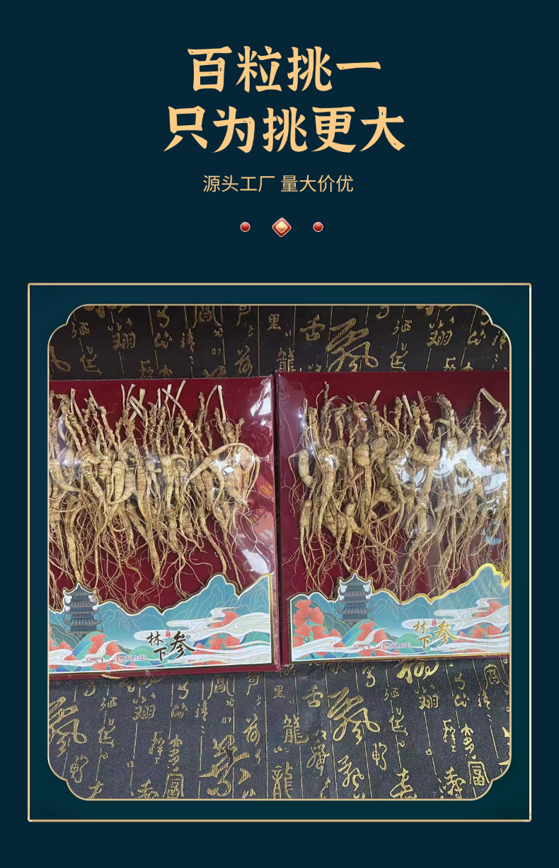 Dried Forest Ginseng Root Slices 50g Sun Dried Jilin Ginseng for Cooking and Soup quality and texture