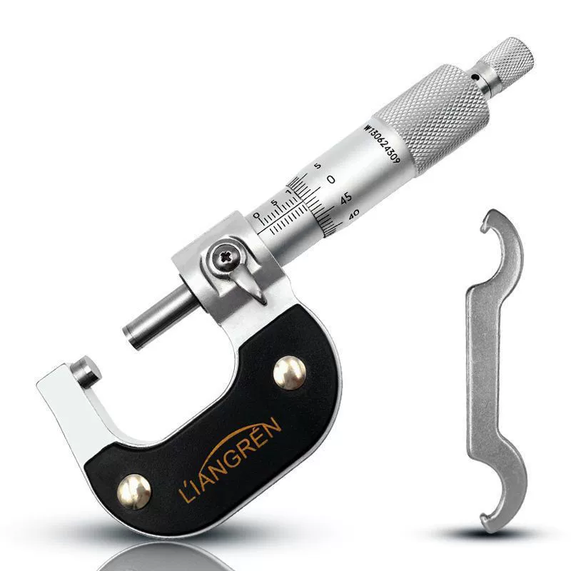 0-25mm50-75mm spiral micrometer mechanical micrometer upper measuring blade high-precision outer diameter micrometer caliper