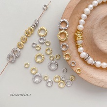 ͭ��14k����ɫ���㿨���̲�Բ����Ƭ���Ʊտ�ȦDIY�ֹ���Ʒ���