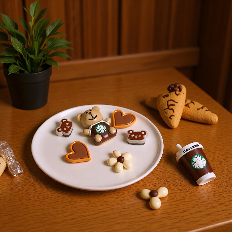 Croc Shoes, Slippers, Shoe Charms, Coffee Bear Series Accessories, Wholesale Children's Shoes, Starbucks Bear Shoe Charms Croc Shoes, Slippers, Shoe Charms, Coffee Bear Series Accessories, Wholesale Children's Shoes, Starbucks Bear Shoe Charms