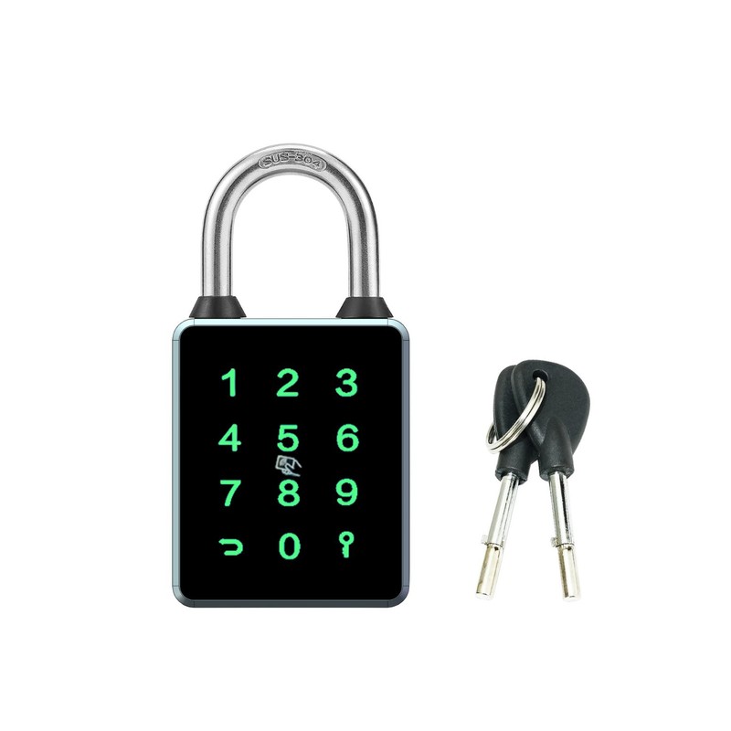 屋外大型指紋南京錠 Bluetooth ロック防水盗難防止キーロック解除パスロック指紋ロック|undefined