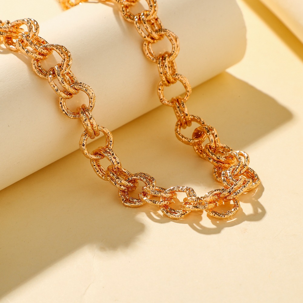 Fashion U Shape Iron Plating Unisex Necklace 1 Piece