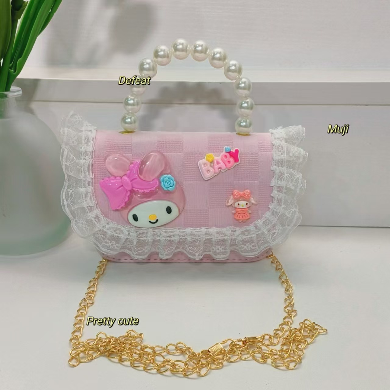 Bolso de perlas bolso de cinturón bolso de princesa bolso de cambio bolso de cadena bolso de princesa Melody Koolomi niños