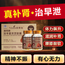 绿叶纽维兹藤冈牌淫羊藿灵芝胶囊56粒男性易疲劳性功能低官方正品