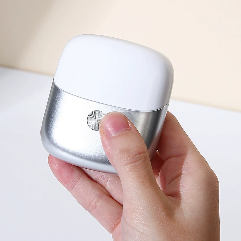 Мужской двойной электрический триммер, USB-зарядка, стирается, компактный
