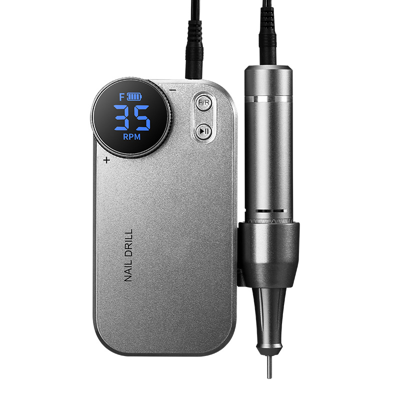 Nueva máquina de pulido de uñas portátil recargable máquina de pulido de uñas manicura mini herramienta de pulido eléctrico