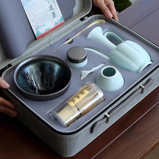 Song Dynasty Tea-ordering Set Tea Art Teaching Tea Set Training Tea-tea Baixi Tea Powder Matcha Tools Jianzhan