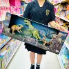 Movable dinosaur, tyrannosaurus Rex, makes sounds
