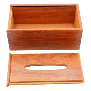 Hotel B & B decoration Rosewood tissue box tea table solid wood tissue box living room Chinese hollow paper drawer storage box