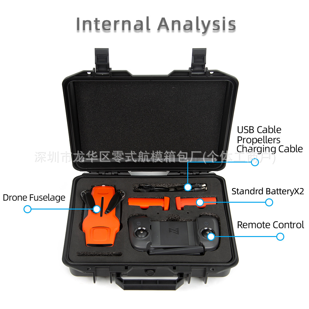 Adecuado para Fimi Mini 3 caja a prueba de explosiones fimi mini 3 bolsa de cosméticos accesorios portátiles bolso de hombro para drones