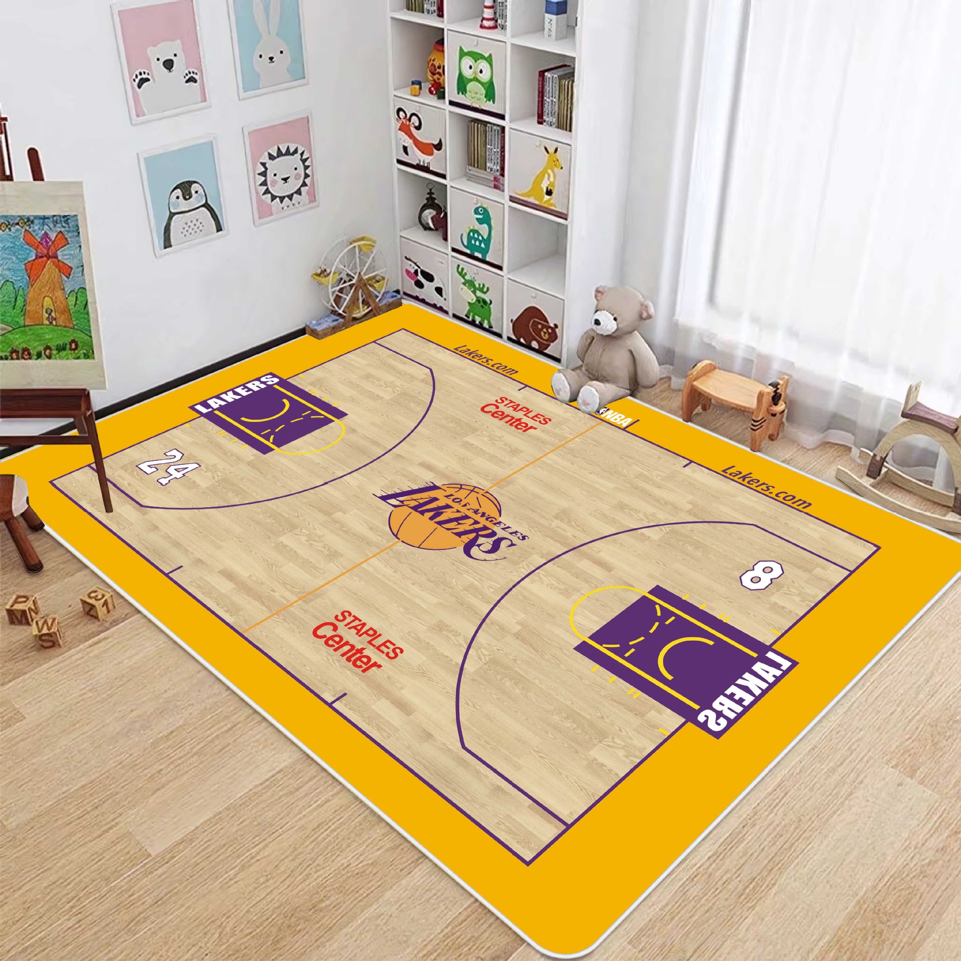 Alfombrilla de entrenamiento de fútbol interior verde simple para el hogar, resistente a la suciedad y fácil de cuidar, alfombrilla de terciopelo de cristal antideslizante, alfombrilla resistente al desgaste