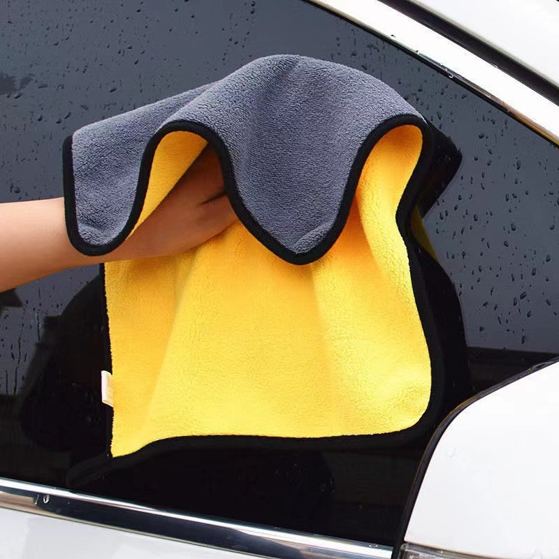 糸くずが出ず、跡が残らない車拭き専用タオル、車ガラス吸水雑巾、両面ノンスティックオイル、極厚カータオル|undefined