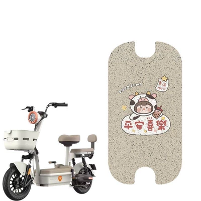 and Anti-Slip Wire Loop Foot Pads, Electric vehicle foot mat