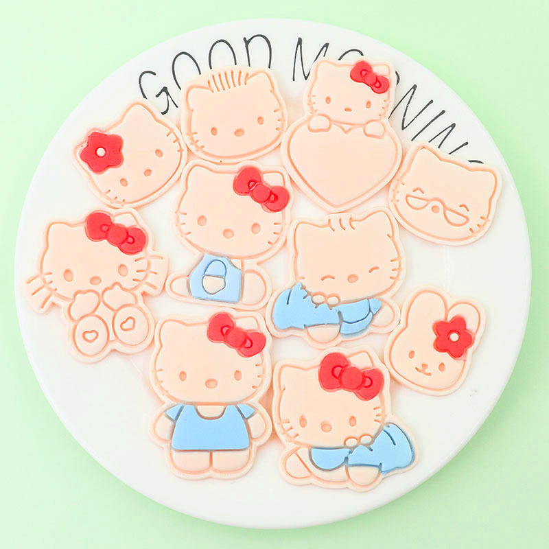 3DHelloKitty立体按压饼干模具PochaccoPC狗DIY烘焙卡通家用翻糖|undefined