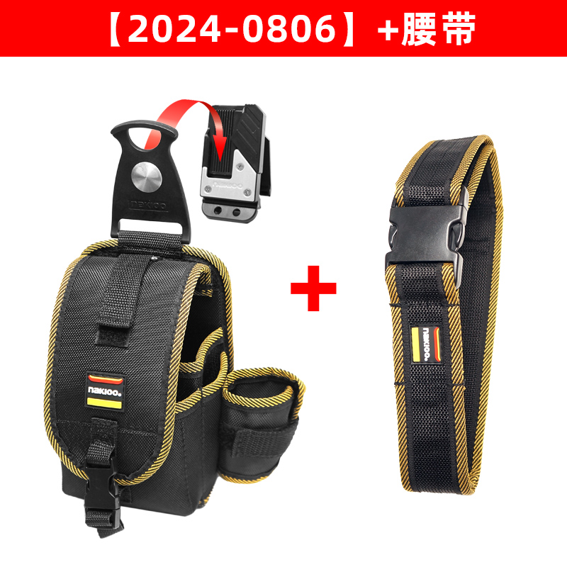 Nakioo herramienta de colgar rápido riñonera bolsa eléctrica bolsa de clavos de carpintería portátil bolsa de almacenamiento de accesorios de bolsillo de clavos multifunción
