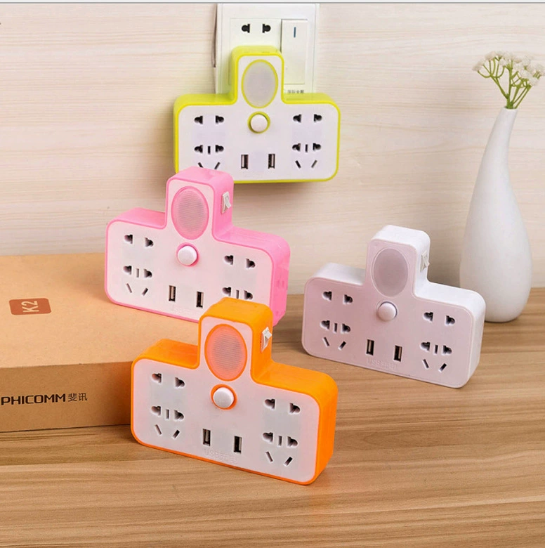 Беспроводной интеллектуальный конвертер, подключение с ночником, USB-разъем, производитель, оптовая продажа