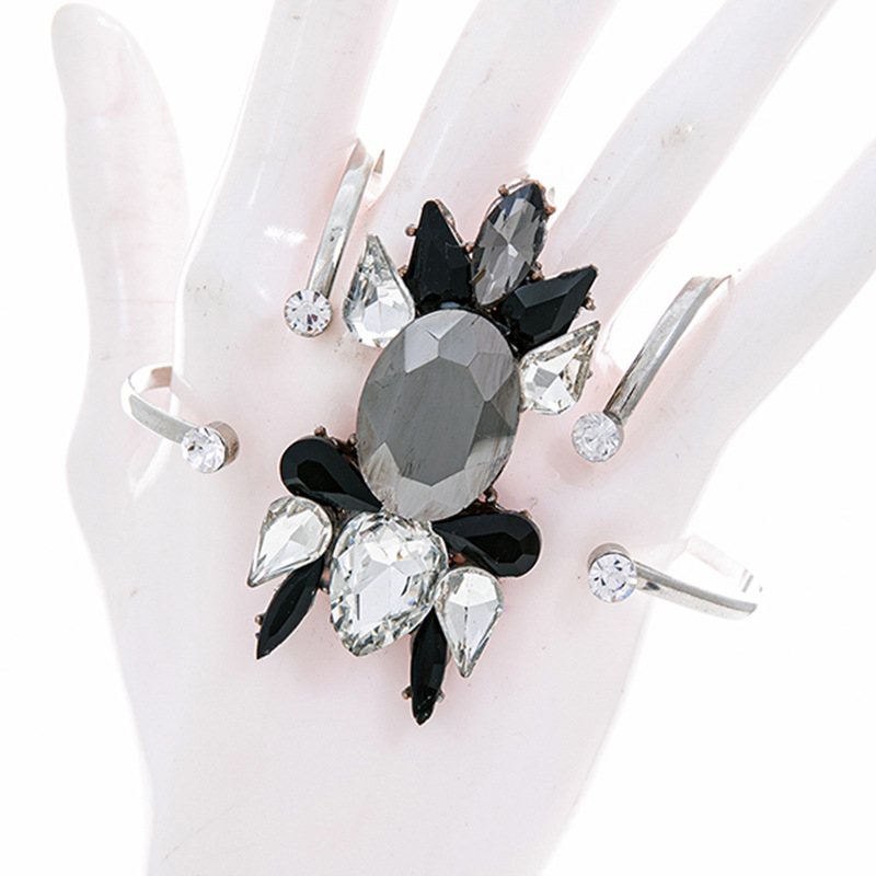 Amazon nuevo brazalete de diamante geométrico personalizado brazalete ajustable accesorios de Halloween Brazalete mujer