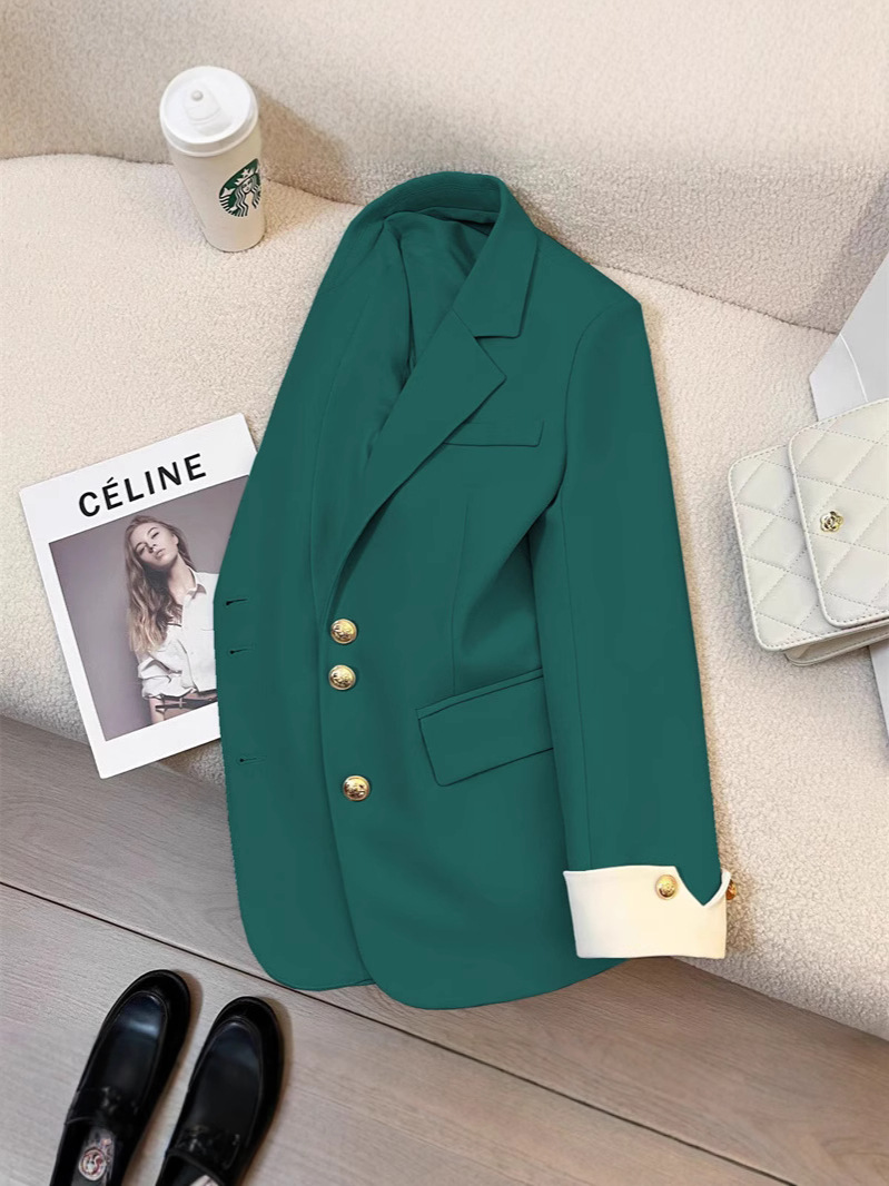 Spring New High-End Designer Blazer for Women 2026 Korean Style Casual Small Suit New Style Elegant Commuter