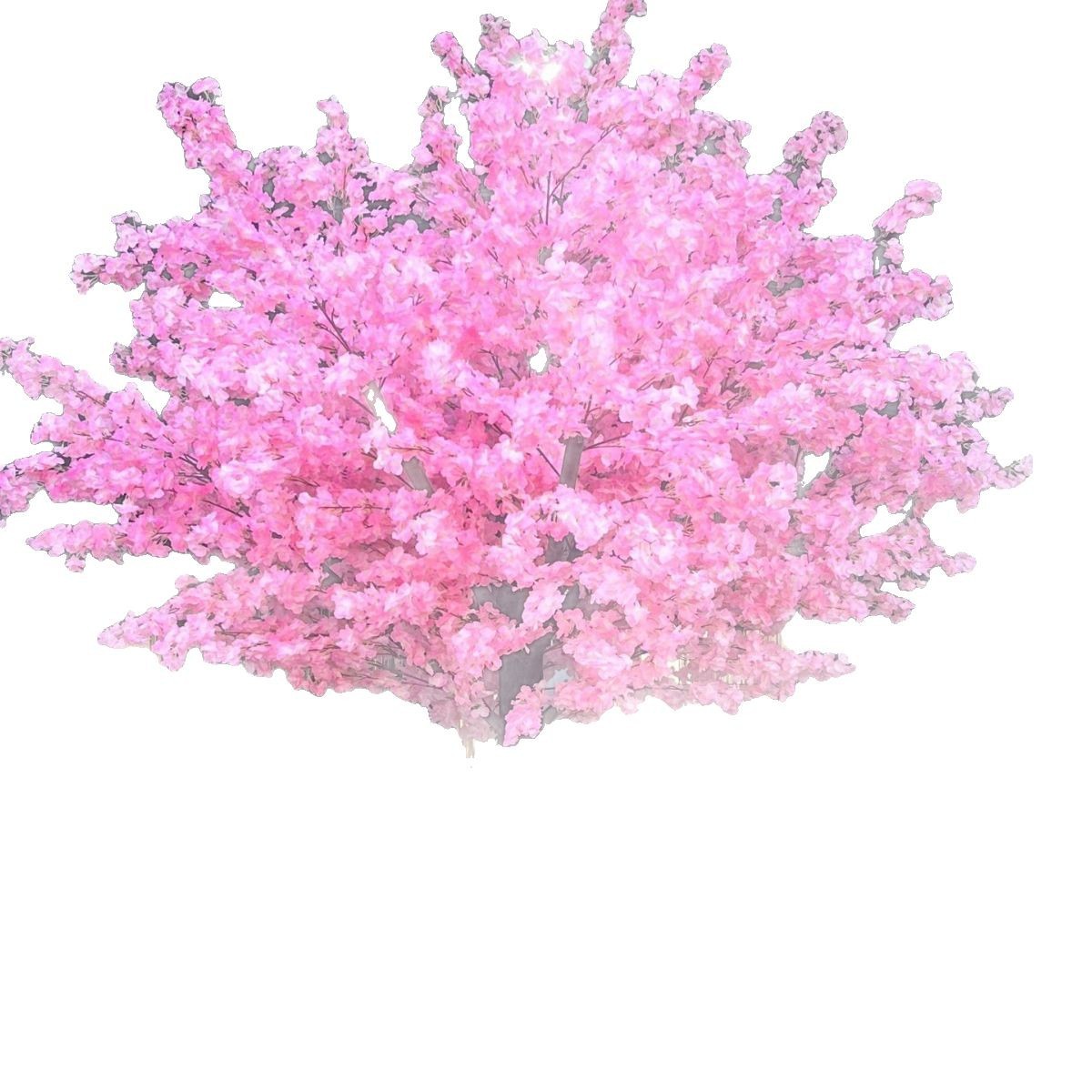 Gran árbol de cerezo de simulación del vestíbulo del hotel de bodas paisajismo árbol artificial jardín interior decoración flor árbol falso árbol popularidad en línea