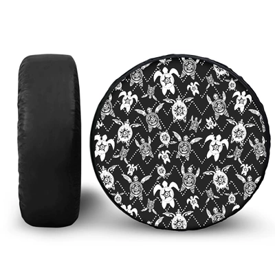Keding Polynesian printed pattern: Spare wheel cover - 14inch-zysfq00243bz48-1