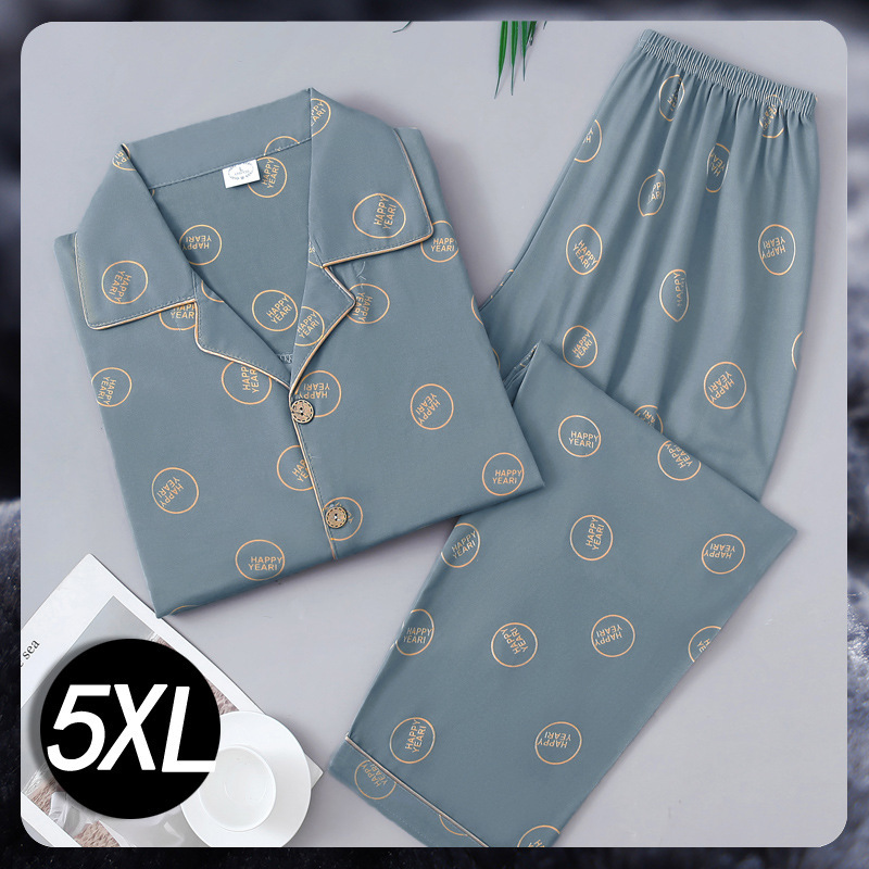 100% algodón de los hombres pijamas de primavera y otoño cardigan manga larga de mediana edad papá puede usar al aire libre desgaste del hogar traje de verano Delgado