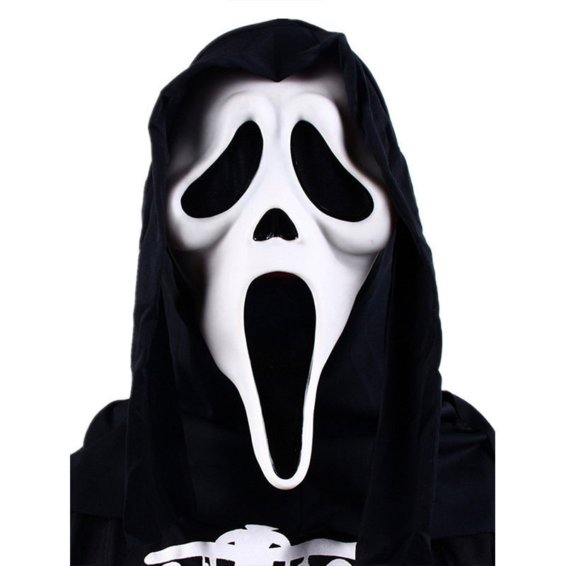 ハロウィーンcos恐怖は叫び鬼顔マスク怖い頭セット大人舞踏会道具ラテックスnpcが演じる|undefined
