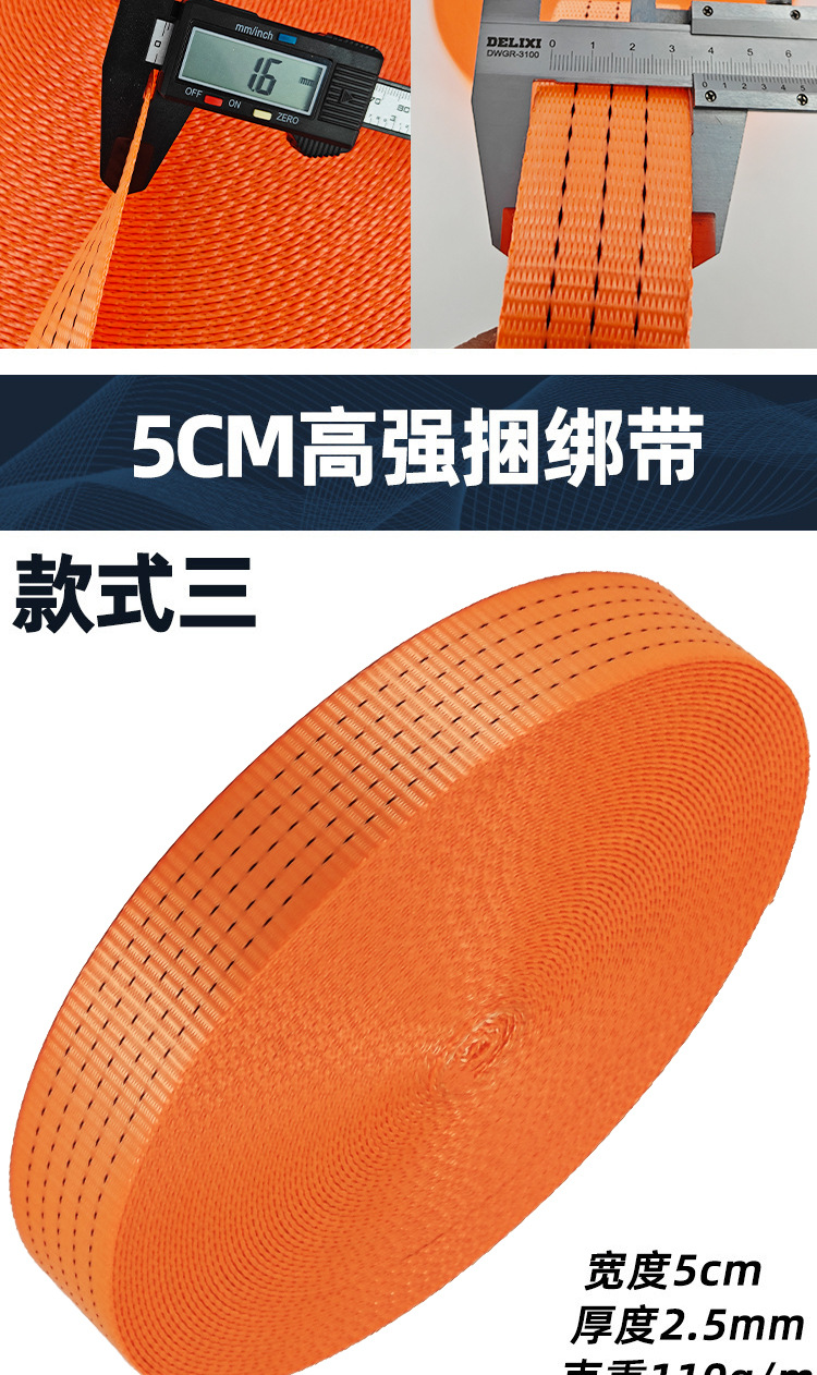 2.5CM 3.8CM 5CM High-Strength Polyester Lashing Strap