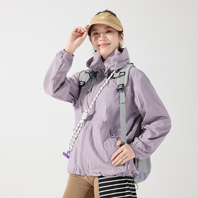 Mountain-Style Sun Protection Clothing for Women, Short Sun Protection Clothing for Men, Lightweight Outdoor Skin Clothing, Anti-Uv Upf50+ Jacket