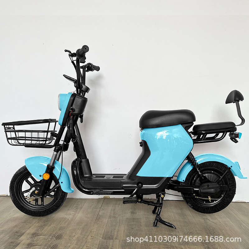 Scooter Eléctrico de 48V de Dos Ruedas, Modelo Simple para Adultos, Scooter Eléctrico con Pedales, Venta al Por Mayor de Fábrica de Comercio Exterior Transfronterizo Yikefengtu
