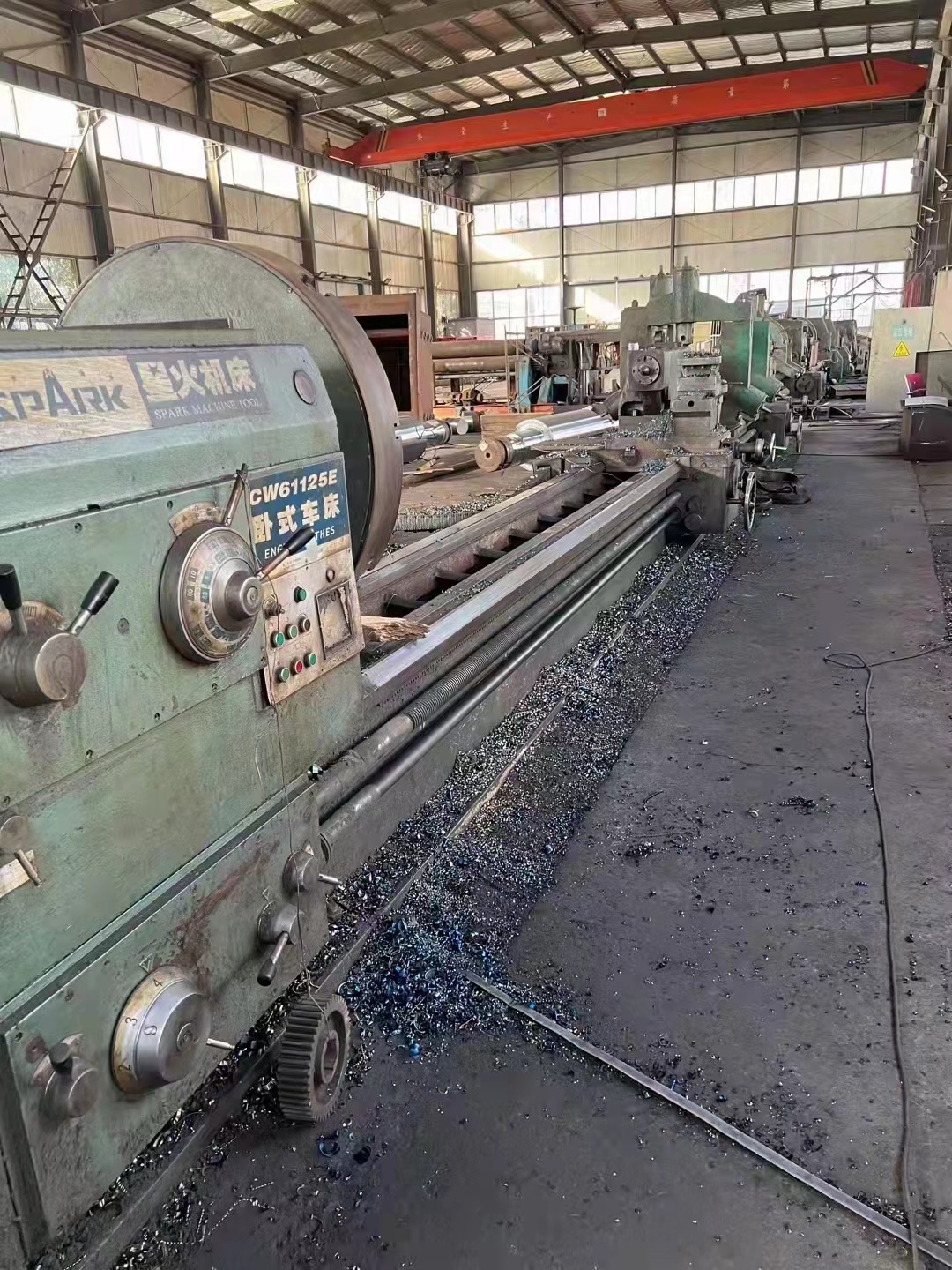 出售二手星火CW61125E卧式车床二手普车二手星火12米车床