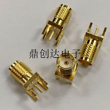 SMA-KE ��ʽ ���_ �쾀���l���� SMA�B���� PCB�巴��ĸ�� ���tñ
