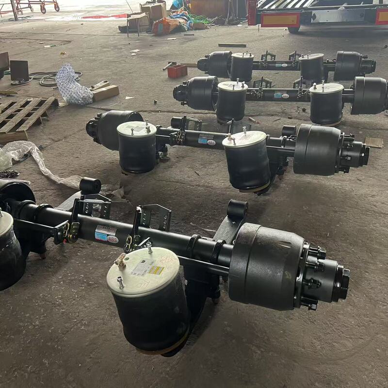 Semi-trailer rear axle American 127 round axle 10 ton axle trailer axle accessories air suspension airbag bridge