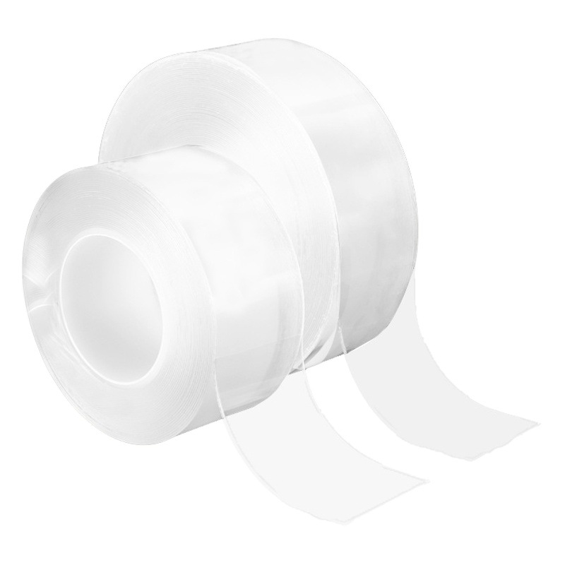 Crystal Nano Double-Sided Tape, Acrylic Transparent and Traceless, Washable Multiple Times Without Drilling, Wholesale by the Manufacturer in Whole Boxes