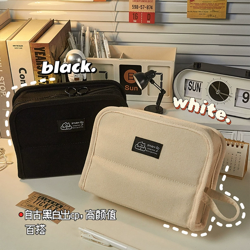 Capacious pencil case, Japanese stationery for elementary school students, storage system, new collection