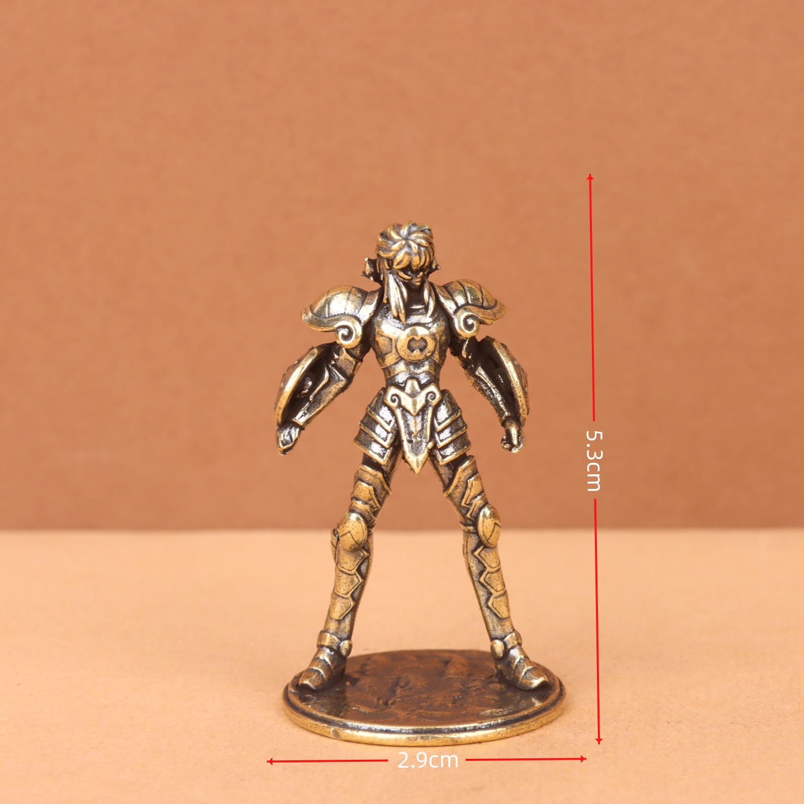 Ventas transfronterizas de bronce doce constelaciones de guardianes adornamientos Star Yao modelo de dibujos animados decoración de escritorio adornamientos de cobre