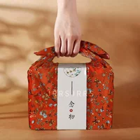 Новый китайский стиль Ретро стиль LV Fu сумка полотенце свадебный подарок сумка кожаная Середина осени фестиваль подарочная коробка упаковочная ткань