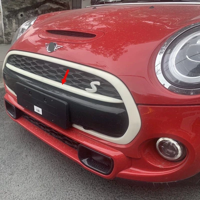 Şüşə kənarı xromları/moldingləri, Suitable for 15 Bmw Mini - piano-black-high-fitting-middle-net-trim-strip-1